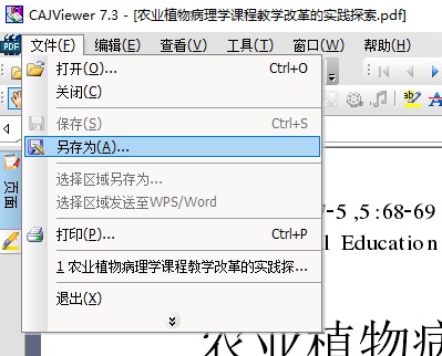 CAJViewer转换word方法 怎么转换成word