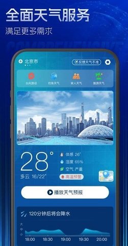 5G实时定位天气